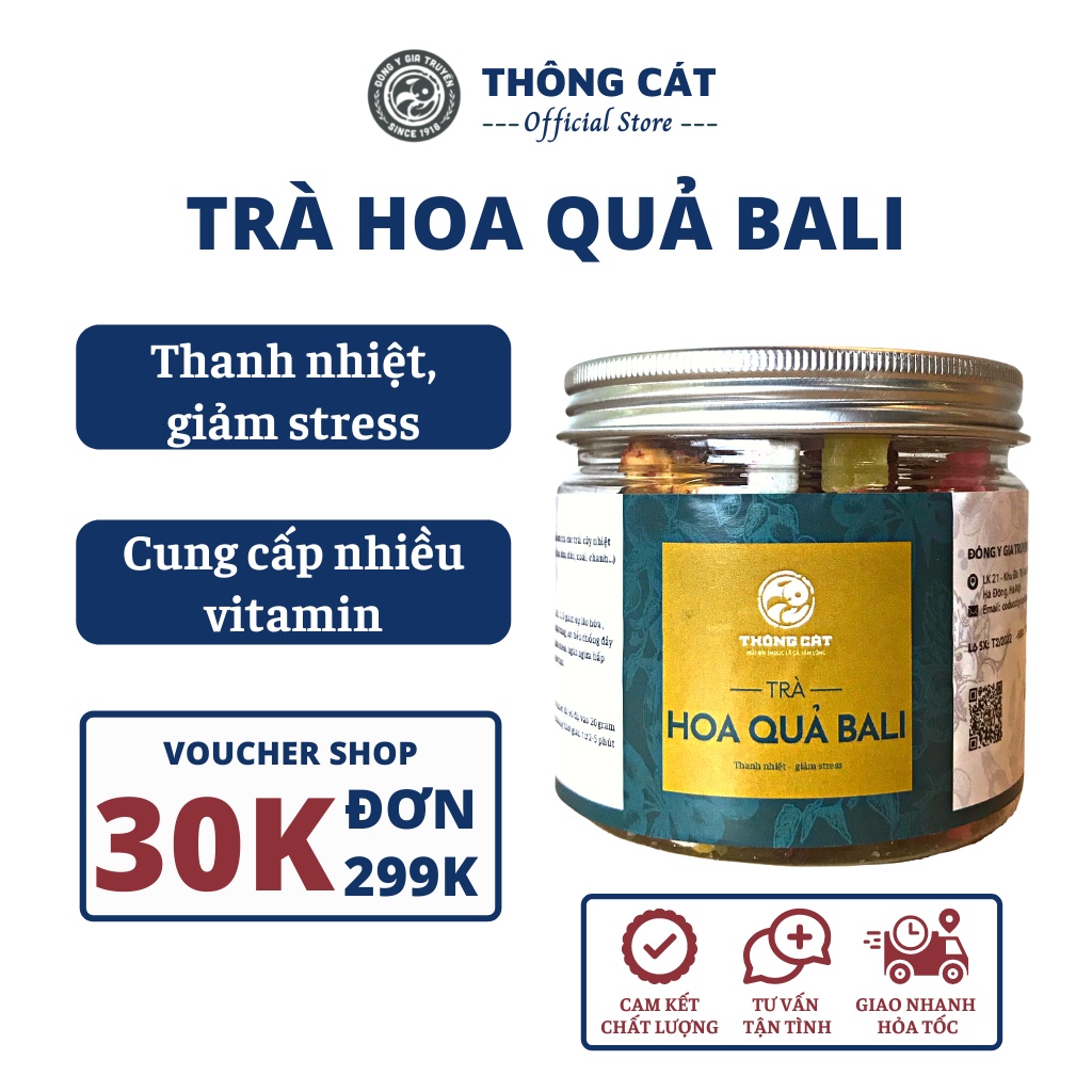 Trà hoa quả Bali THÔNG CÁT HCM,Trà hoa quả thơm ngon, tăng dề kháng, miễn dịch, bổ sung các vitamin A,B1,C,D