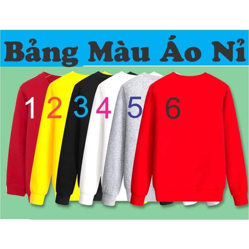 áo gia đình tay dài Sweater chất nỉ  siêu rẻ chất loại 1 đủ size mặc thu đông siêu đẹp vải mềm mịn