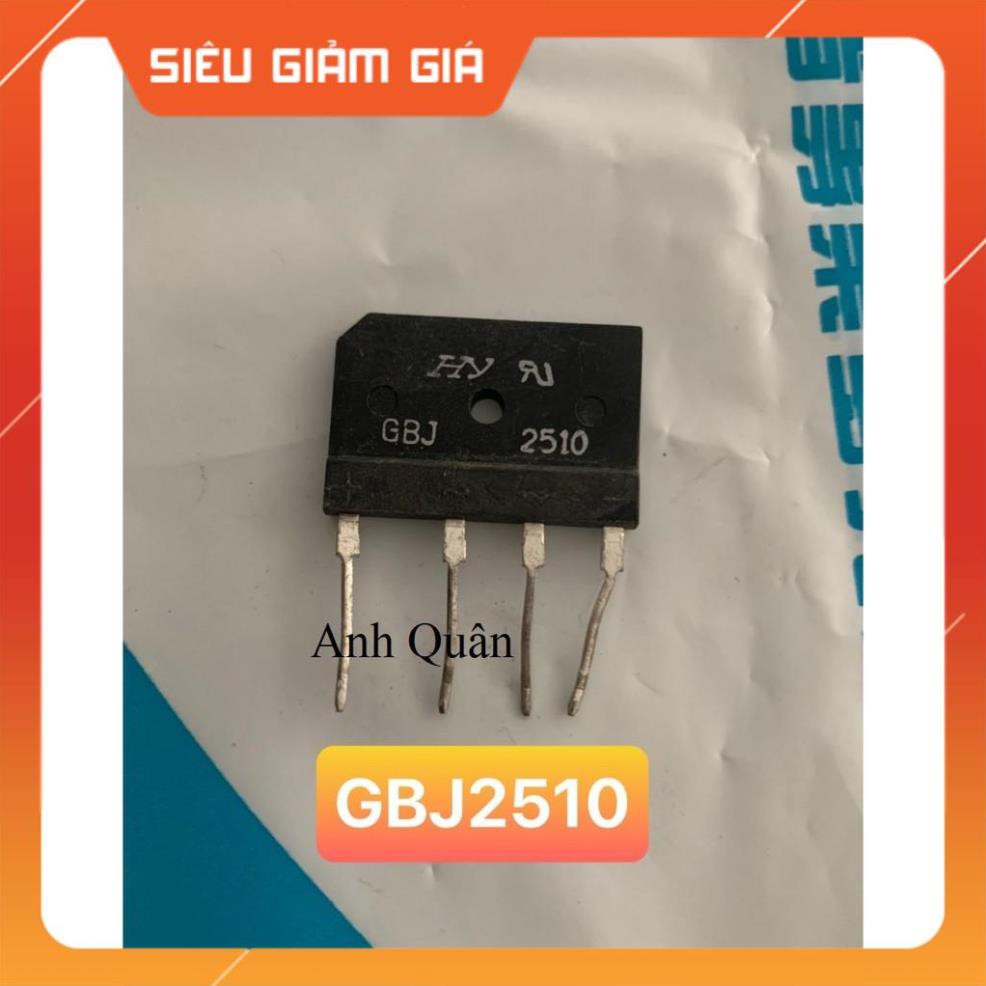 Diot cầu dành cho bếp từ GBJ2510 - Di ốt cầu cho bếp từ GBJ2510 - Giá tốt nhất