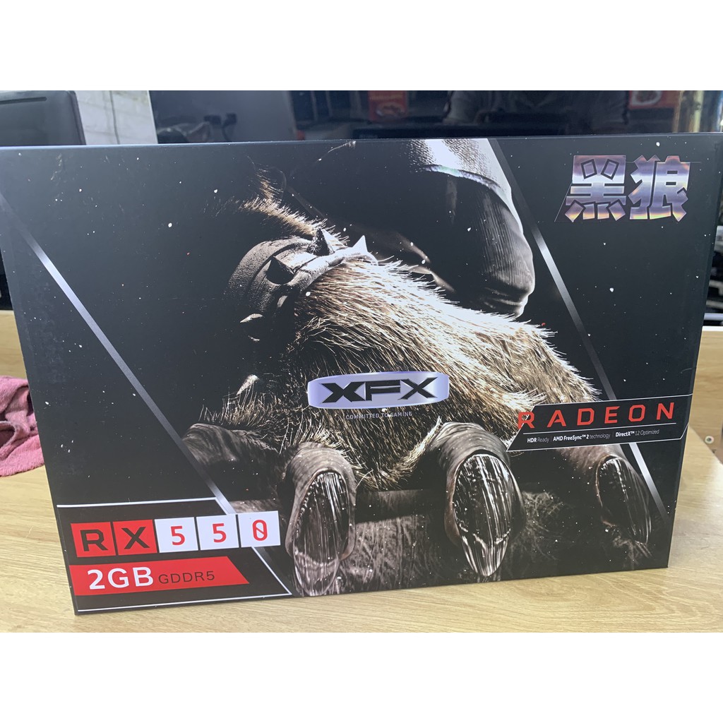 VGA XFX RX550 2GD5 2 FAN mới FULL BOX | BigBuy360 - bigbuy360.vn