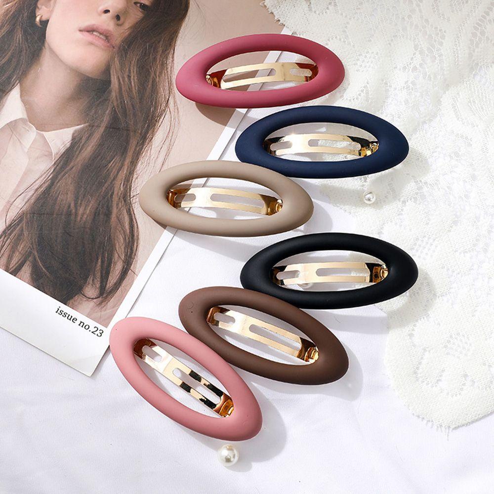 Kẹp Tóc Lò Xo Hình Elip Dễ Thương Cho Nữ