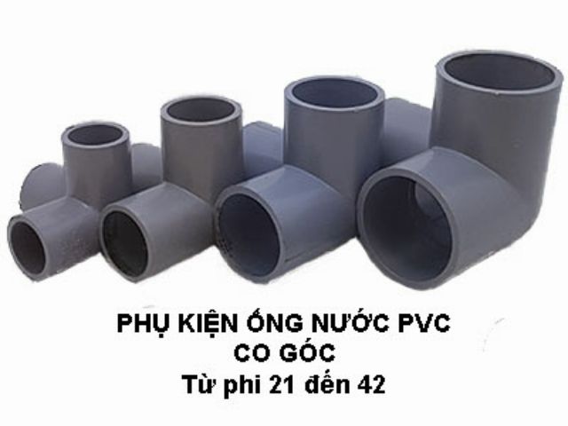 Co Góc 3 Hướng, Cút 3 Nhánh, Tê Ngã 3 Nhựa PVC 21, 27, 34, 42