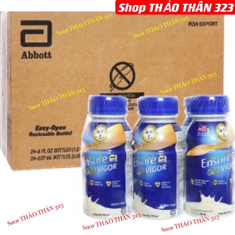 Thùng 24Chai Ensure Gold Vigor HMB- Cam Kết 100% Hàng Chính Hãng