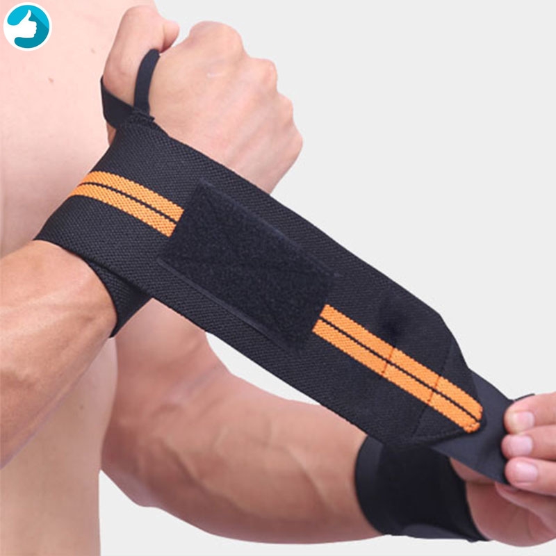 Găng quấn cổ tay hỗ trợ nâng tạ tập luyện thể dục đa năng chất lượng