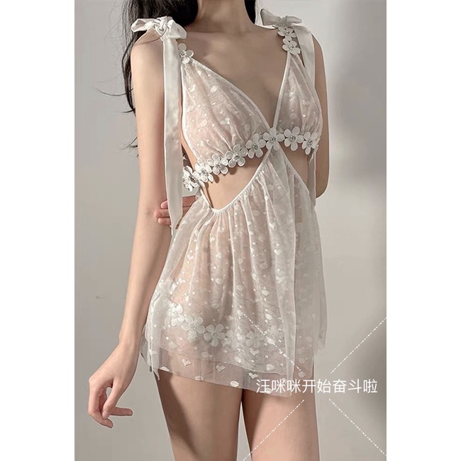 Bộ Đồ Ngủ Phối Ren Plus Size Quyến Rũ Dành Cho Nữ