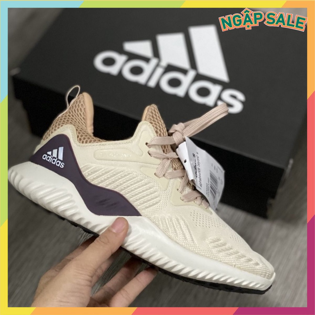 ⚡️GIÁ SỐC⚡️[Ảnh thật do shop tự chụp 100%] Giầy alpha bounce kem tím cao cấp fullbox