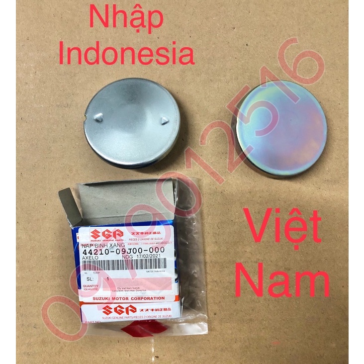 Nắp bình xăng Suzuki Axelo, Viva, Hayate, Impuse, Raider, GSX, Bandit, Smash, Shougun, Satria