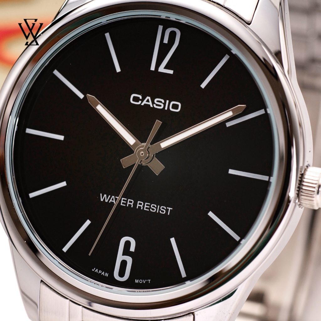 Đồng Hồ Quartz Nam Casio WATCHSTORE MTP-V005D-1BUDF Thiết Kế Kính Khoáng 40mm, Dây Kim Loại, Vỏ Thép Không Gỉ