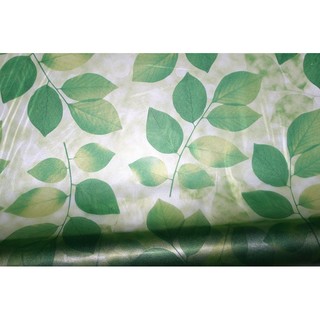 Decal cuộn kính mờ lá xanh Octki
