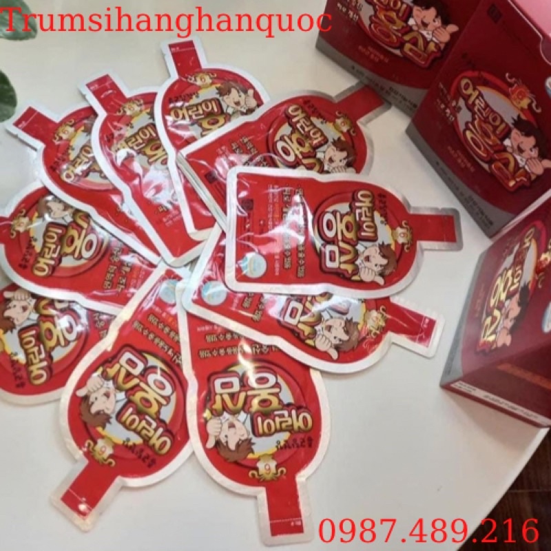 HỒNG SÂM BABY NGÓN TAY TRẺ EM - HÀNG NỘI ĐỊA HÀN QUỐC 30 GÓI NHỎ X 20ML