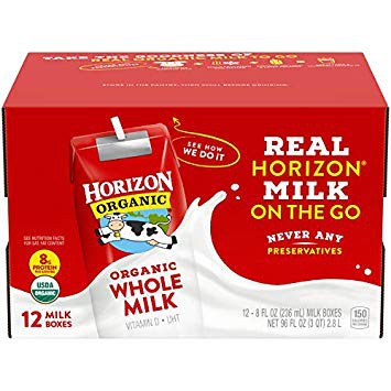 Sữa hữu cơ Horizon nguyên kem 236ml