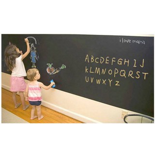 Decal dán tường bảng đen - trắng - xanh lá giá sốc kèm phấn hoặc bút dạ