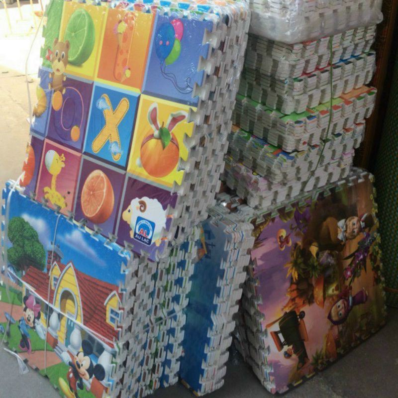 Chiếu xốp hai mặt cho bé yêu