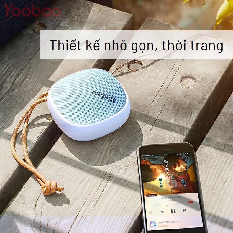 Loa Bluetooth Mini Yoobao M1 Nghe Nhạc Hay, Tiện Lợi, Thời Trang