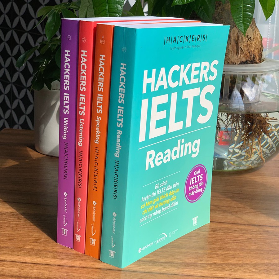 Sách - Combo Hackers IELTS (4 cuốn)