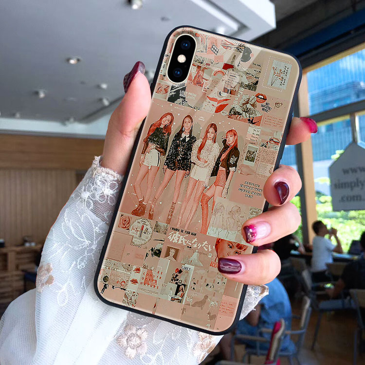 Ốp Đt Iphone In Hình BlackPink KIRABRANDS Iphone 6/6Plus/6S/6S Plus/7/7Plus/8/8Plus/X/Xs/Xs Max/11/11 Promax/12/12Promax