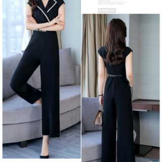 Jumpsuit vest kèm nịt hàng đẹp