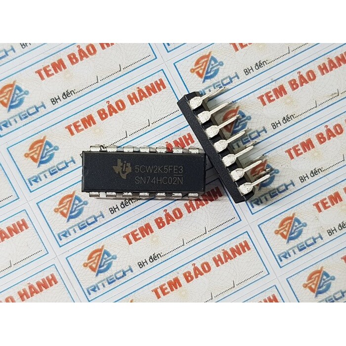 Combo 5 chiếc] SN74HC02N, 74HC02N, HD74HC02P IC Số DIP-14