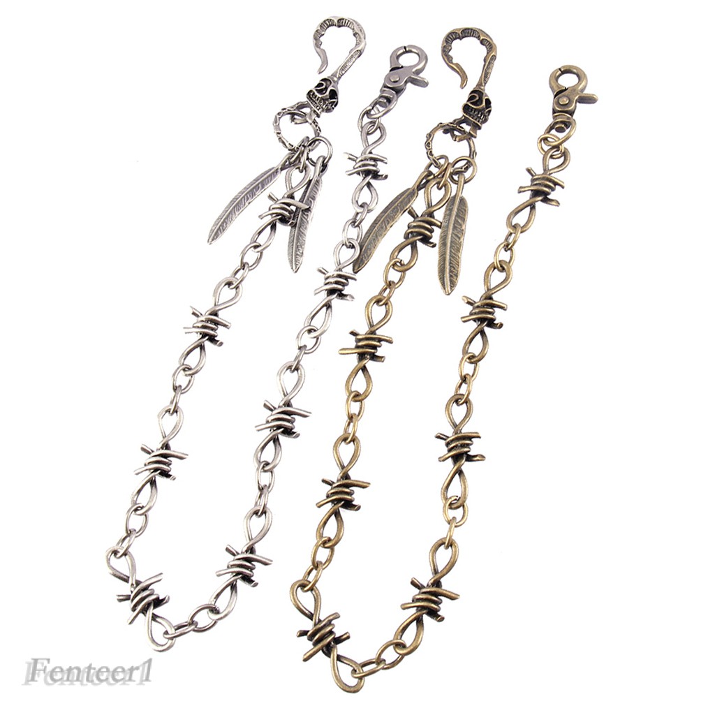 [FENTEER1] Retro Pants Trousers Jeans Wallet Chain Rock Hip Hop Waist Decoration Chain