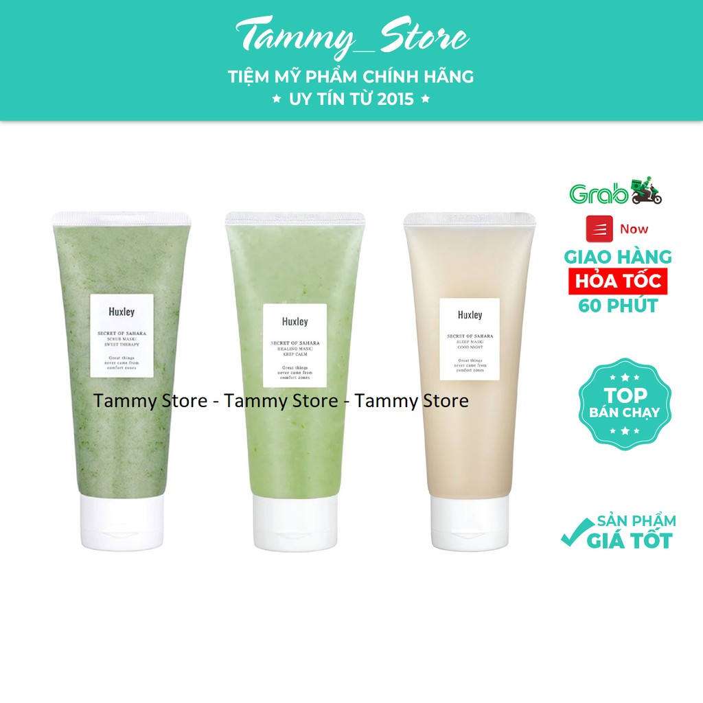 Set mặt nạ Huxley chăm sóc 03 bước từ xương rồng