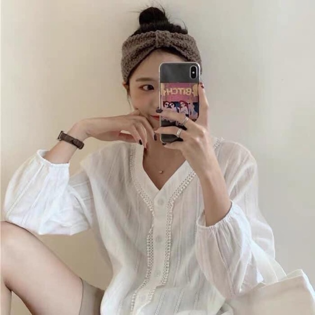 Áo Sơ Mi Dài Tay Ulzzang Style Có Size Lớn NoBrand