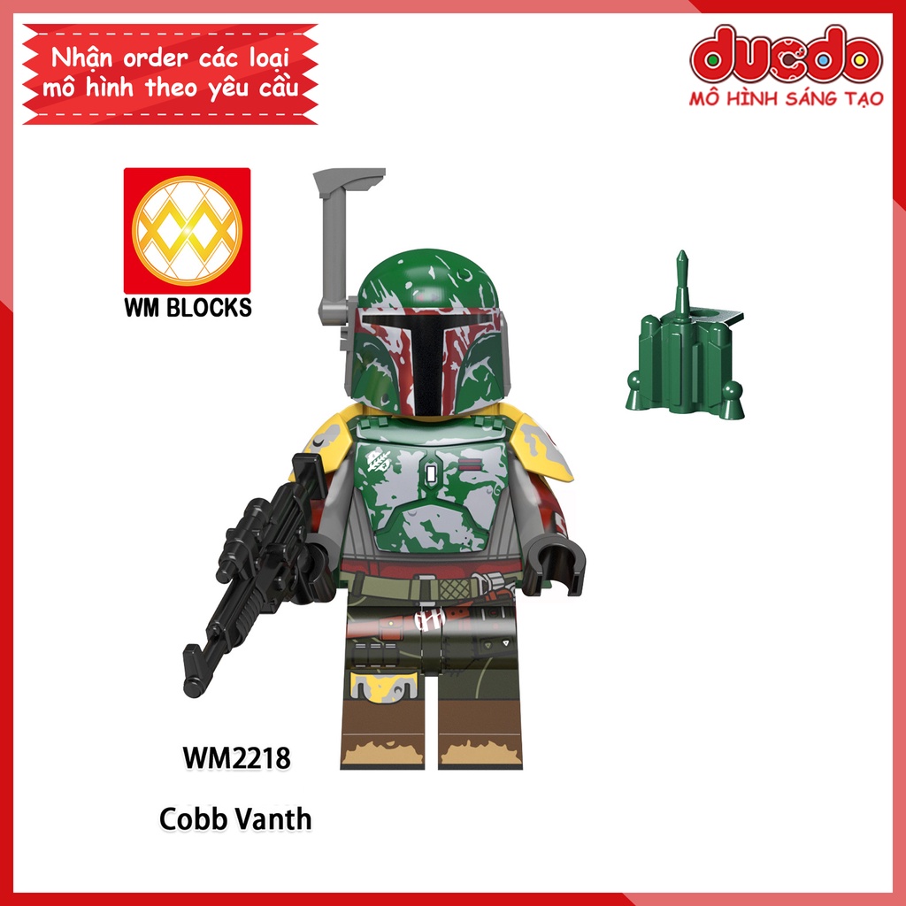 Minifigures các nhân vật trong Star Wars tuyệt đẹp - Đồ chơi Lắp ghép Xếp hình Mini Mô hình WM WM6122