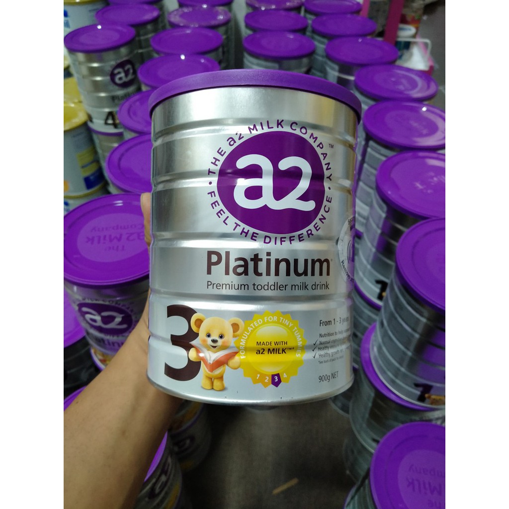 DATE 2023-SỮA BỘT A2 PLATINUM SỐ 1 2 3 4 CỦA ÚC 900GR