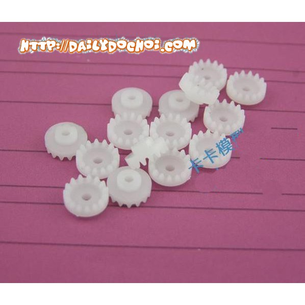 Xuongpin.vn bánh răng vương miện 15 răng trục 2mm giá siêu rẻ,hàng mới 100%