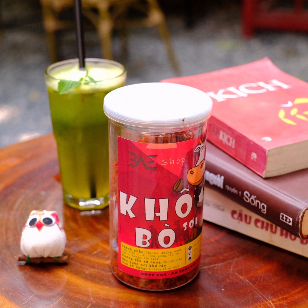 [Mã GROXUAN1 giảm 8% đơn 150K] Khô bò cay xé sợi loại 300g shop 3AE đồ ăn vặt ngon Hà Nội | BigBuy360 - bigbuy360.vn