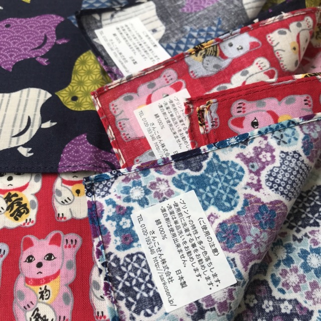 Khăn tay nam nữ Nhật Bản chuẩn