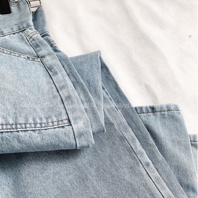 Quần Ống Suông Jean Nữ Cạp Cao - Nabishop1234 Mã 3162 (ẢNH THẬT) | BigBuy360 - bigbuy360.vn