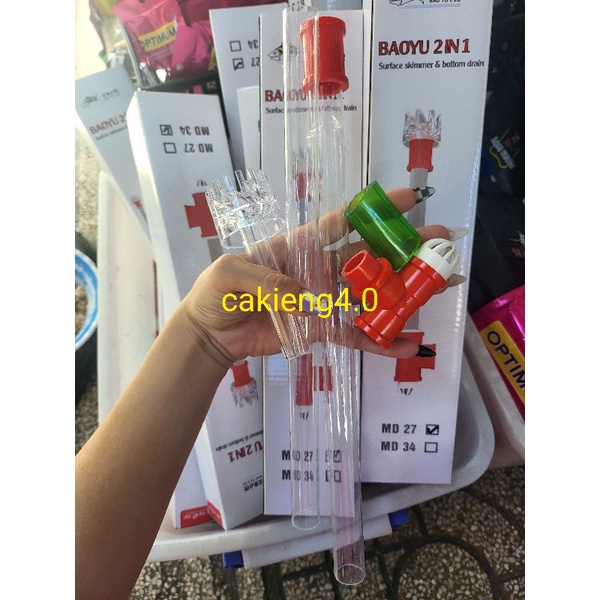 Bộ hút mặt, hút đáy của bơm Baoyu MD-27, MD-34