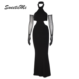 Đầm Ôm Body Cắt Xẻ Bên Hông Thời Trang Hàng Mới Sweeticme Dành Cho Nữ