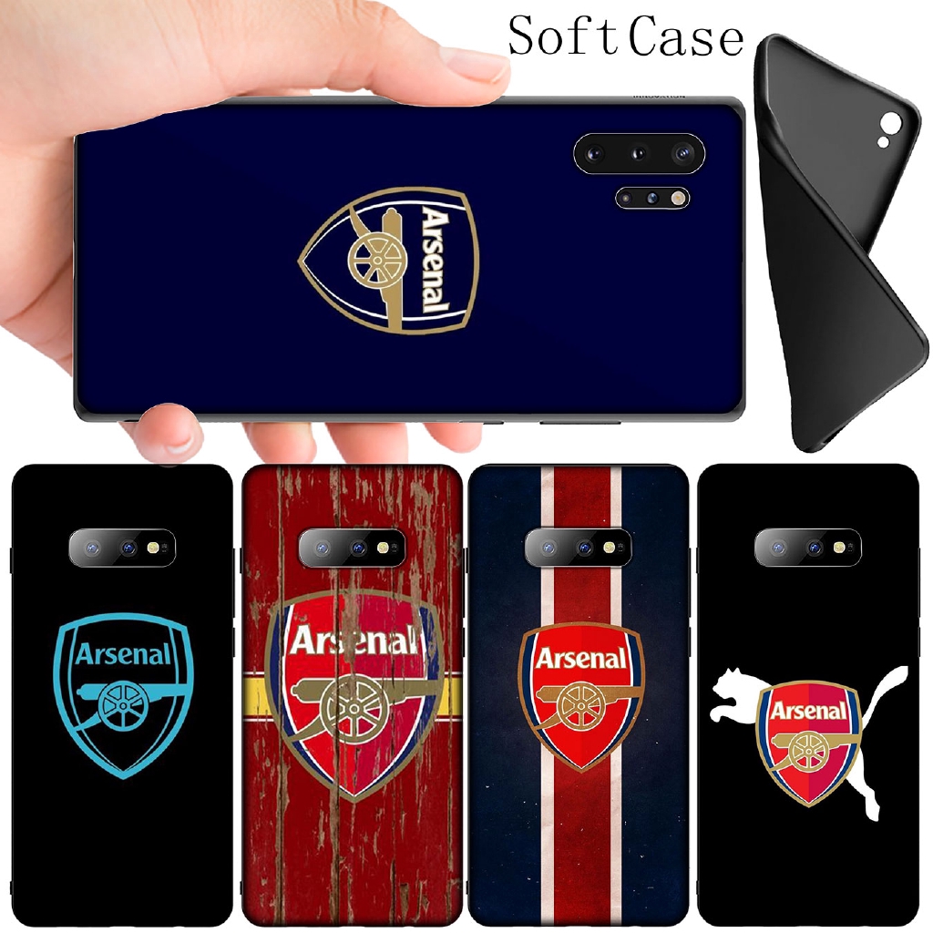 Ốp lưng logo đội bóng Arsenal nhiều mẫu cho điện thoại Samsung Galaxy A51 A71 A81 A91 J7 Duo Note 10 Plus Lite 8 9