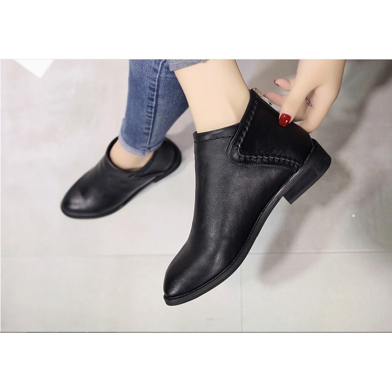 Bốt Nữ Cao Cổ Thời Trang Da Mềm sang chảnh Hàn Quốc | BigBuy360 - bigbuy360.vn