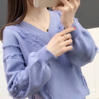 áo khoác len cổ tim phong cách hàn quốc thanh lịch dành cho nữ