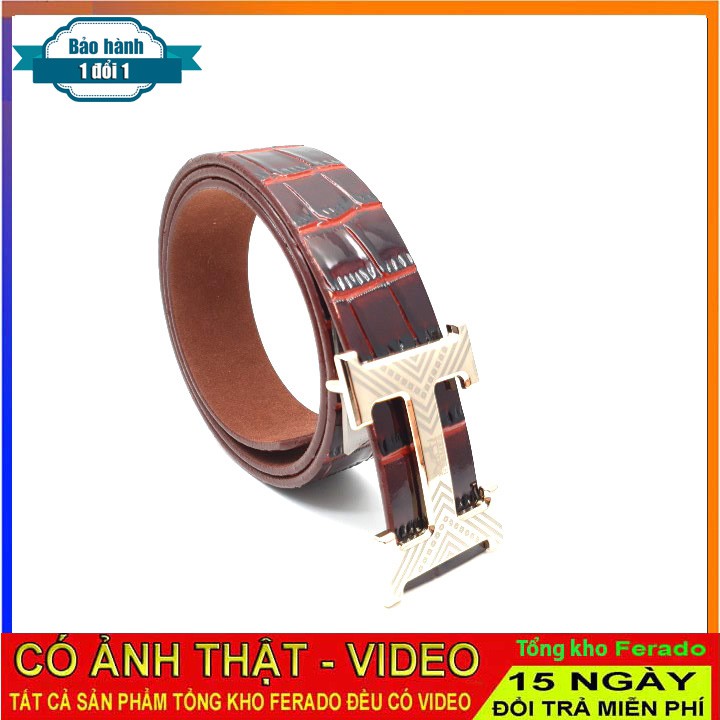 Dây thắt lưng may chữ H - M01