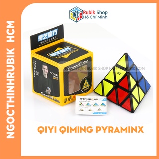 Rubik Pyraminx Qiyi/ Qiyi A QIMING Pyraminx Black (Viền Đen)