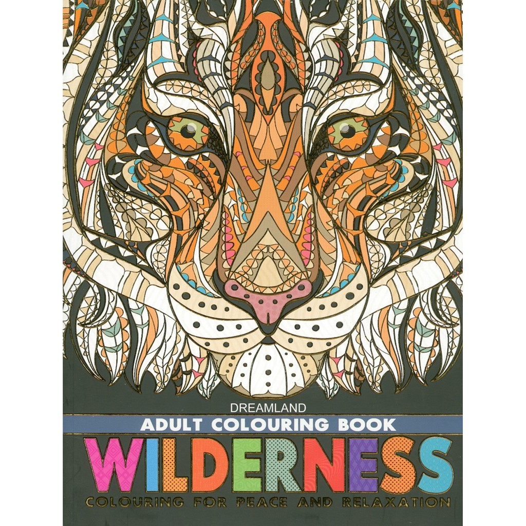 Sách - Adult Colouring Book - Wilderness (Sách tô màu)