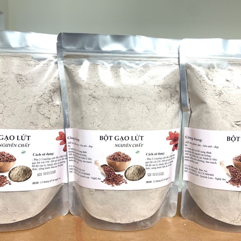 Bột gạo lứt rang sẵn 1kg