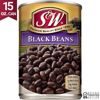 Đậu đen ngâm S&W Black Beans 425g - Datacom
