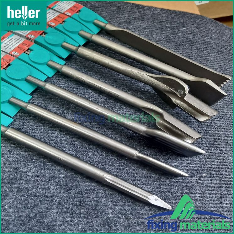 Mũi đục bê tông Heller chuôi gài SDS Plus
