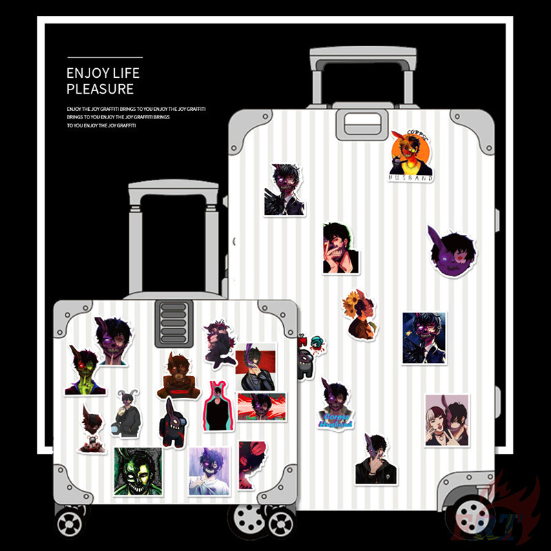 ❉ Corpse Husband - Series 02 Anime Stickers ❉ 50Pcs/Set Cartoon DIY Fashion Luggage Laptop Skateboard Decals Doodle Stickers