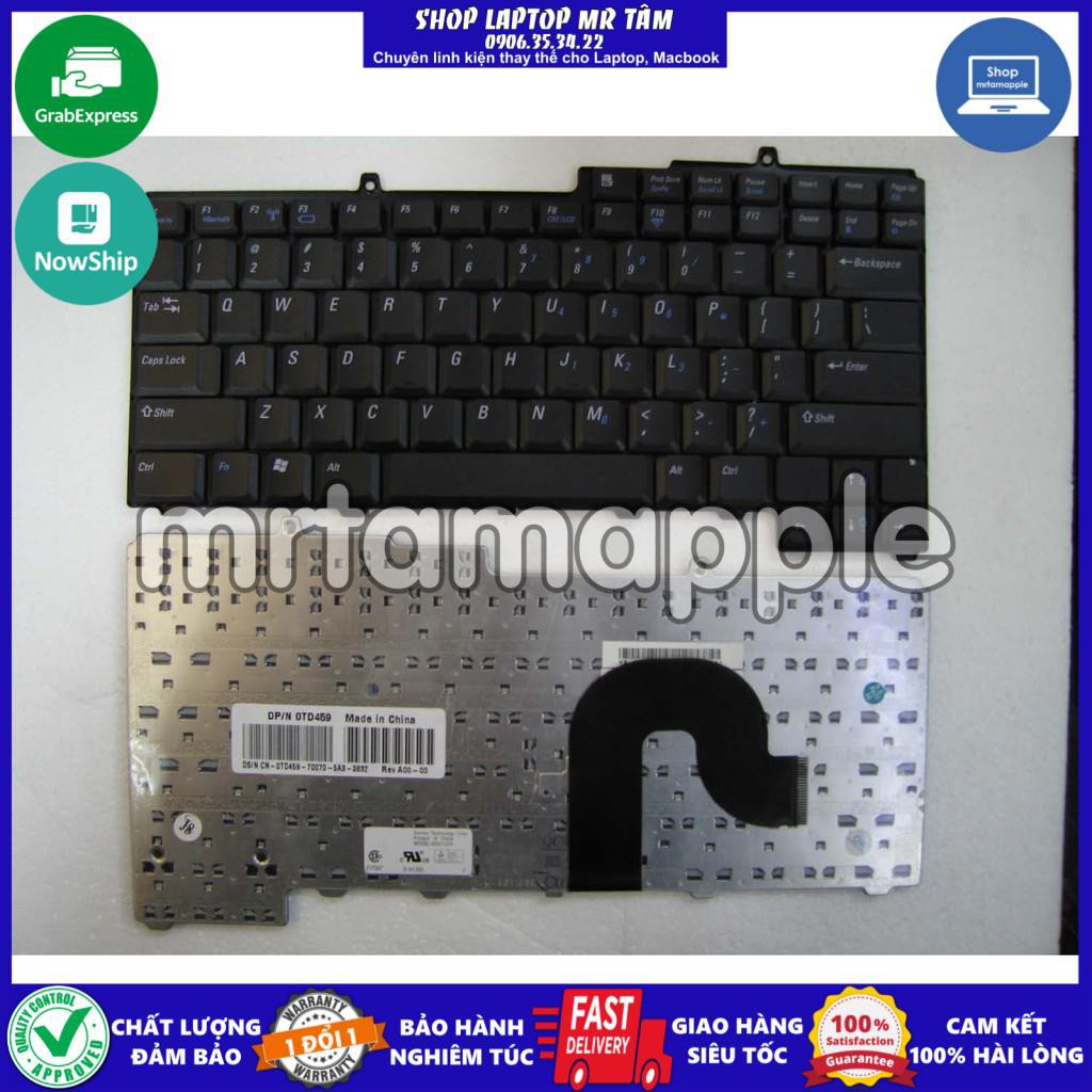 (KEYBOARD) BÀN PHÍM LAPTOP DELL 9000/9300 dùng cho Inspiron 6000 6000D 9200 9300, Latitude D510 D610 D810, Studio M170