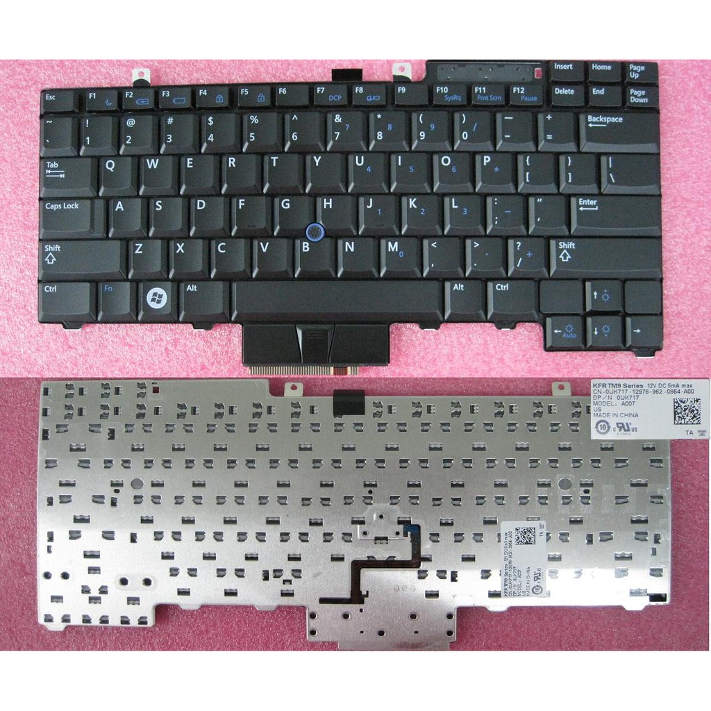 Bàn phím laptop Dell Latitude E6400 E6410 E6500 E6510, Precision M2400 M4400 M4500