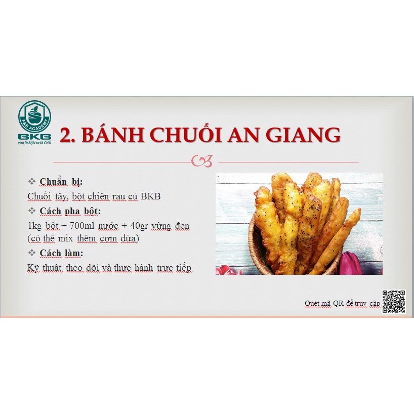 Bột chiên chuối An Giang