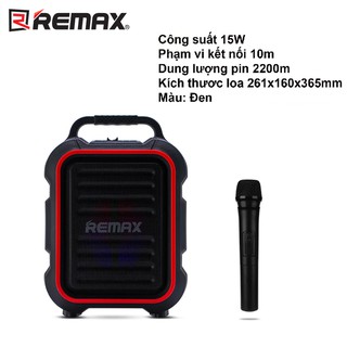 Loa Bluetooth Remax RB-X3 Công suất 15W tặng kèm Micro không dây