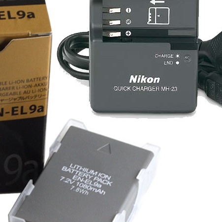 BỘ 1 PIN VÀ 1 SẠC CHO NIKON EN-EL9