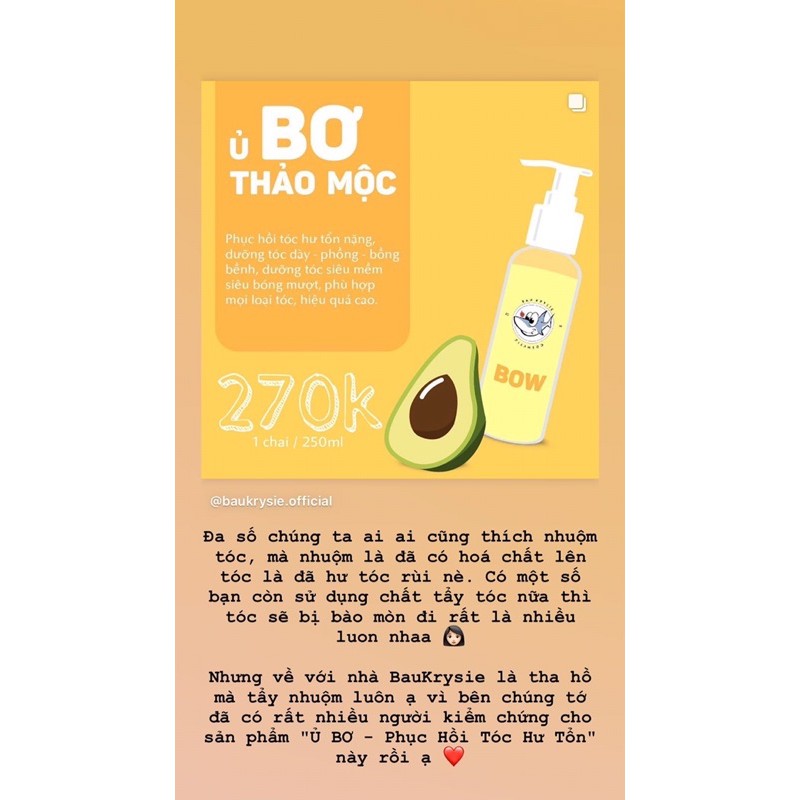 BOW Deep Repairing Hair Mask - Ủ Tóc Lá Trà Thảo Mộc ( Handmade ) | BigBuy360 - bigbuy360.vn