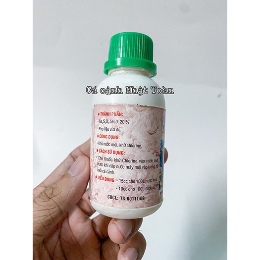 LONG CLEAN USA KHỬ NƯỚC MỚI HỒ CÁ 100ML
